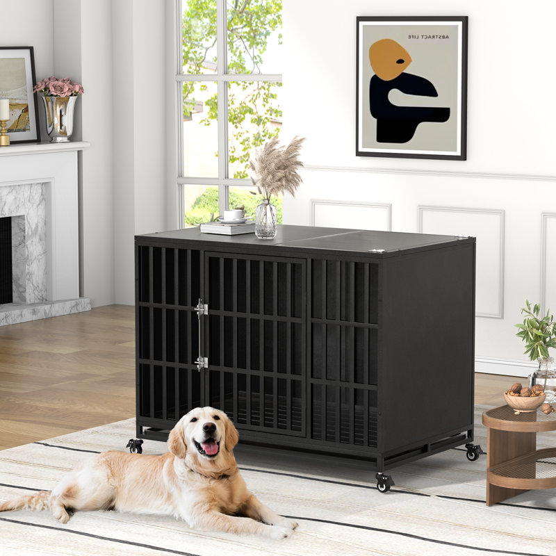 Tucker Murphy Pet™ Dornisha 48" Heavy Duty Dog Crate with SelfLocking